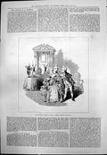 Print Bateman Children St James'S Theatre During 1851 Ornate Dress Bows 1875