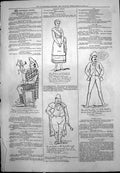 Antique Print Captious Critic Queen Connaught Scotsman Kathleen O'Mara 1877