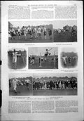 Old Three Banks Athletic Club Meet Mile Race Bicycle High Jump Sack 1900 20th