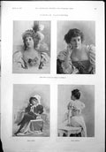 Old Print Parisian Favourites Mdlle Maria Legault Sydney Darland Portraits 1900