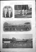 Old Oxford V Cambridge Lord'S Cricket Match Innings Batsman Wickets 1900 20th