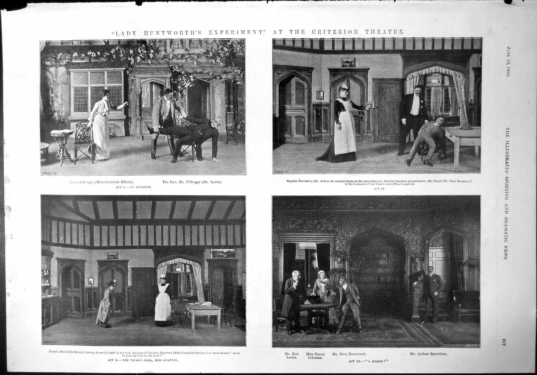Old Lady Huntsworth'S Experiment Criterion Theatre Accident Cook 1900 Victorian
