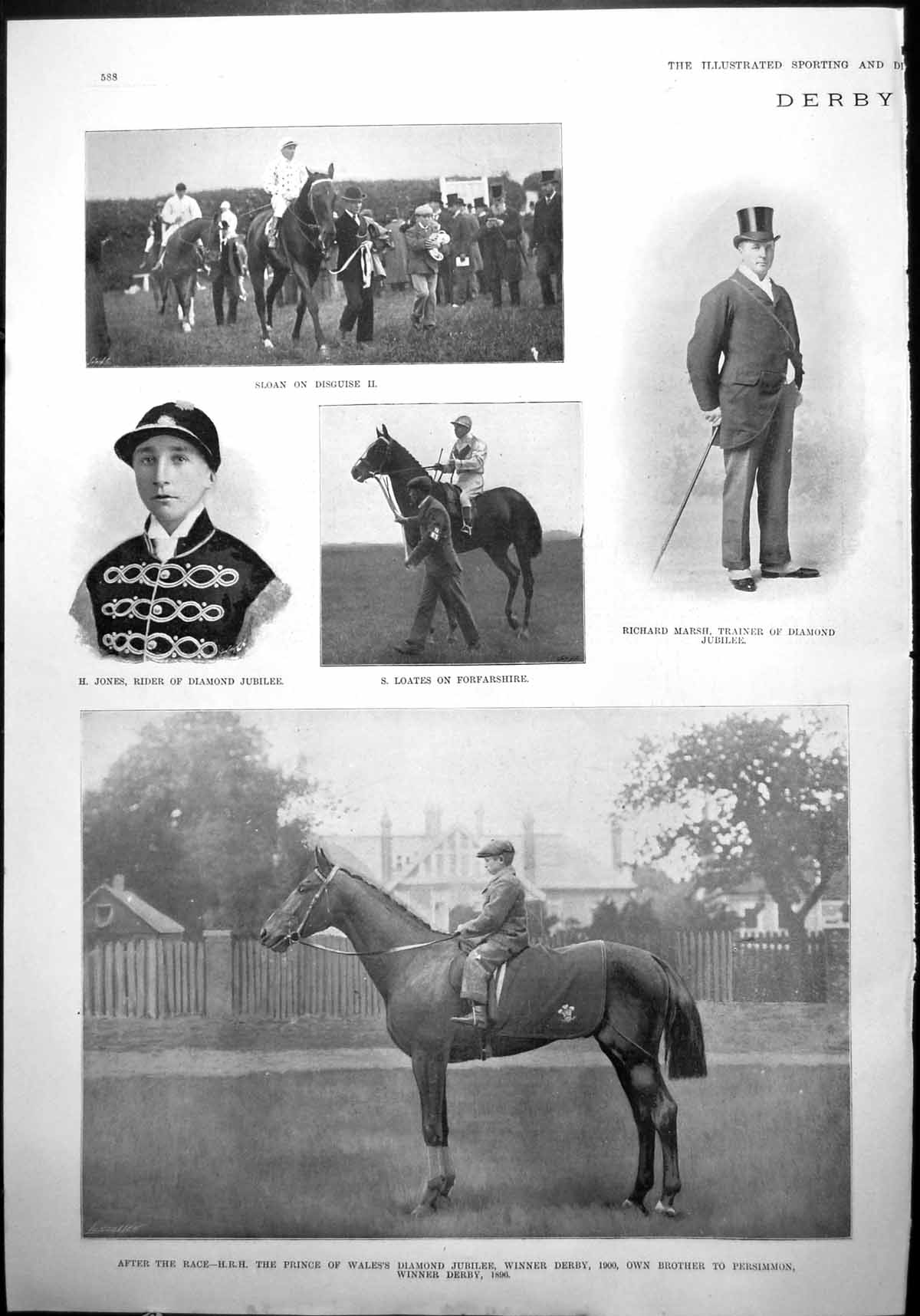 Old Derby Day Disguise Forfarshire Diamond Jubilee Richard Marsh 1900 Victorian