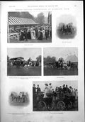 Old Ladies' Driving Competition Ranelagh Club Carriages Teams Horse 1900 20th