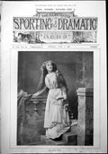 Old Miss Ethel Irvine Frontispiece Full Character Portrait Costume 1900 20th