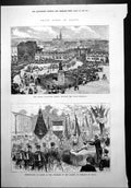 Old Grand Fetes Nancy Cavalcade Place Stanislas Prizes Pepiniere 1879 Victorian