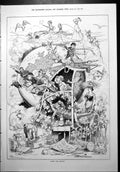 Old Print Autumn After Season Travel Round World Fishing Harvest Sketching 1879