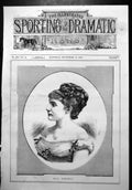 Old Mlle Humberta Frontispiece Portrait Flowered Lace Topped Dress 1879 19th