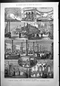 Old Print Queen'S Theatre Past Present St Martin'S Hall Upper Circle Stage 1879