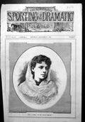 Old Miss A Murray Lyceum Theatre Portrait Frontispiece Lace Shawl 1879 19th