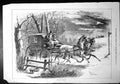 Old Print Cutting It Fine Racing Carriage Night Time Lanterns Horses 1879 19th