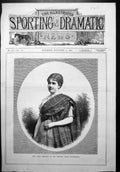 Old Frontispiece Miss Julia Stewart Theatre Royal Haymarket Plaid 187 Victorian