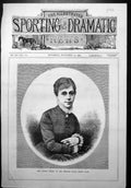 Old Frontispiece Portrait Miss Louise Willes Theatre Royal Drury Lane