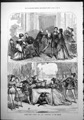 Old Scenes Family Ties Champagne Strand Ladies Gentlemen Finery 1877 Victorian