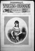 Old Frontispiece Mdlle Pommereul Violinist Fringed Dress Violin 1877 Victorian
