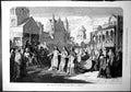 Old Scene Second Act Opera Lohengrin Castle Royalty Ladies Courtiers