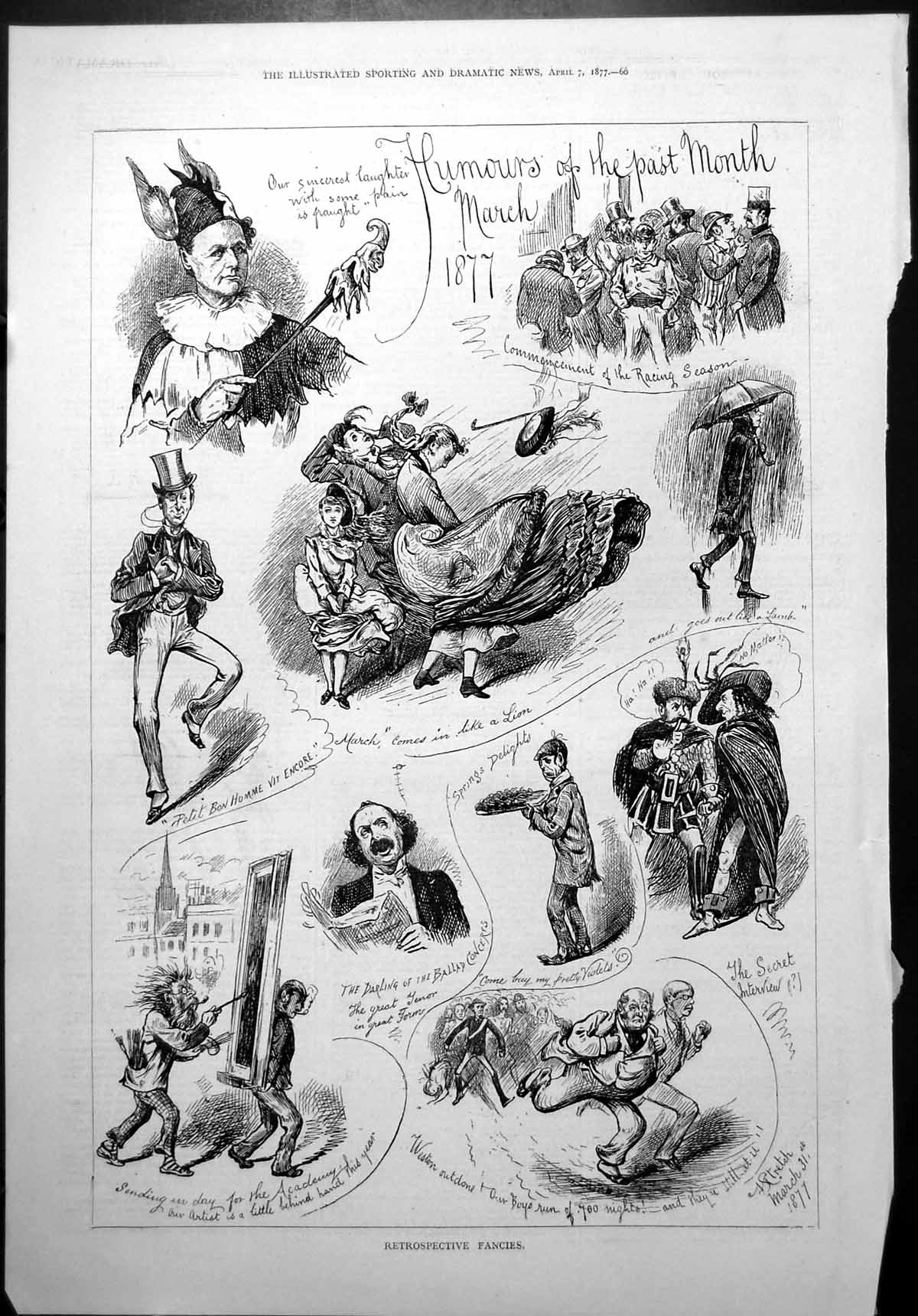 Old Humours Past Month March Tenor Ballad Concerts Secret Interview
