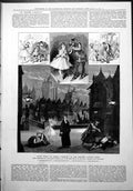 Old Scene ?Le Timbre D'Argent? Theatre Lyrique Paris Horned Character