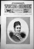 Old Frontispiece Mrs March Virginia Gabriel Portrait Earrings Pearls