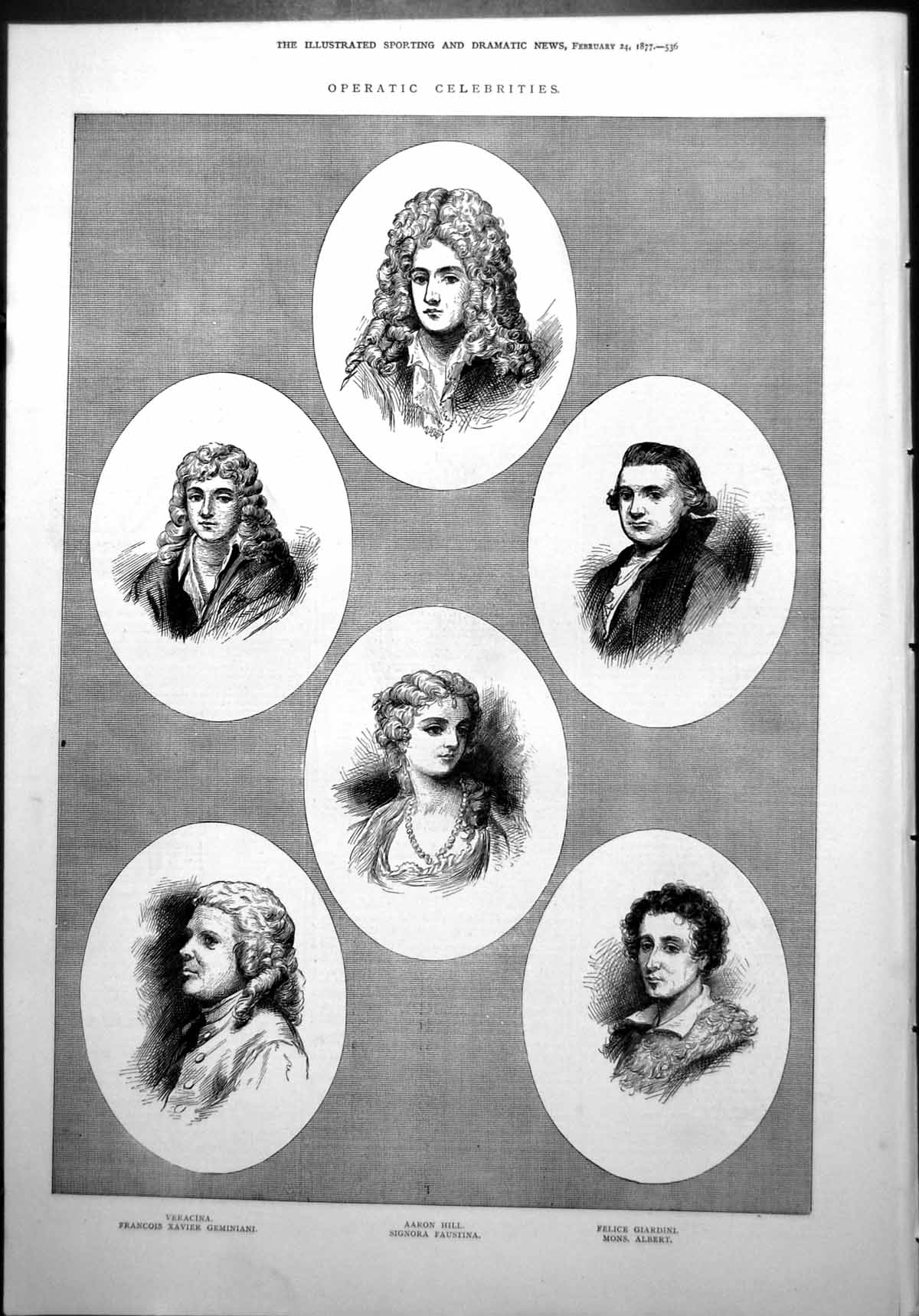 Old Veracina Hill Giardini Geminiani Faustina Albert Small Portraits