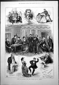 Old Scenes Sketches Lord Lytton'S Play ?Money? Reading Will Politicia
