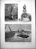 Old Miss North Floral Artist Statue Alexander Dumas Princess Louise