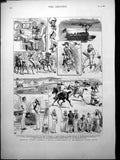 Old English Sports Abroad Naval Paper-Chase Maldonado River Plate 188 Victorian