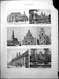 Old Picturesque Holland Town Hall Veere Haarlem Hoorn Leyden Hague 18 Victorian