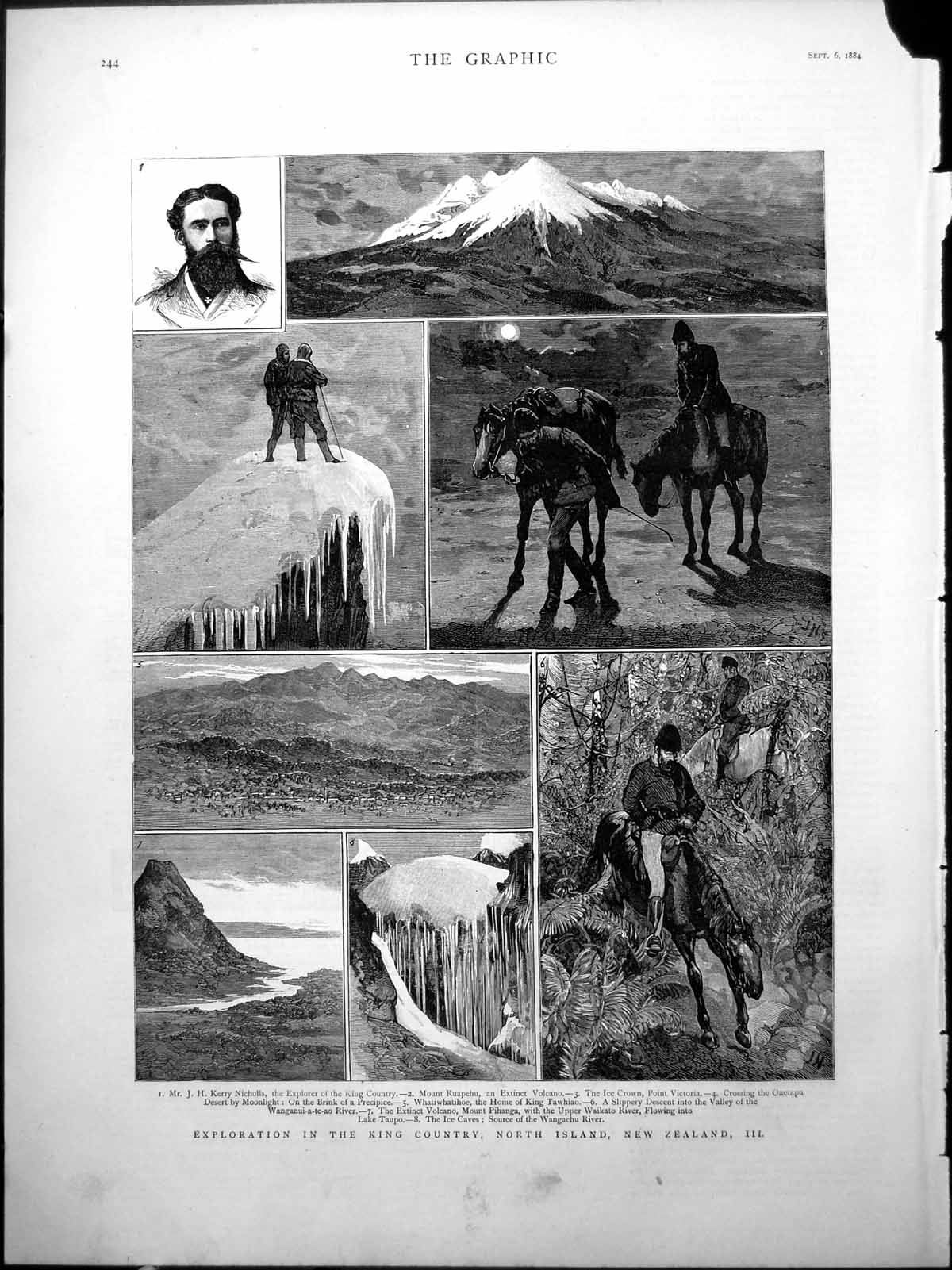Old Exploration King Country North Island New Zealand Iii Ice Horses