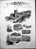 Old Visit Prince Princess Wales Newcastle Cragside Notes Tyne Sketche