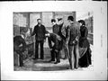 Old Travellers Foreign Climes Caged Parrots Birds Monkeys Onlookers 18th
