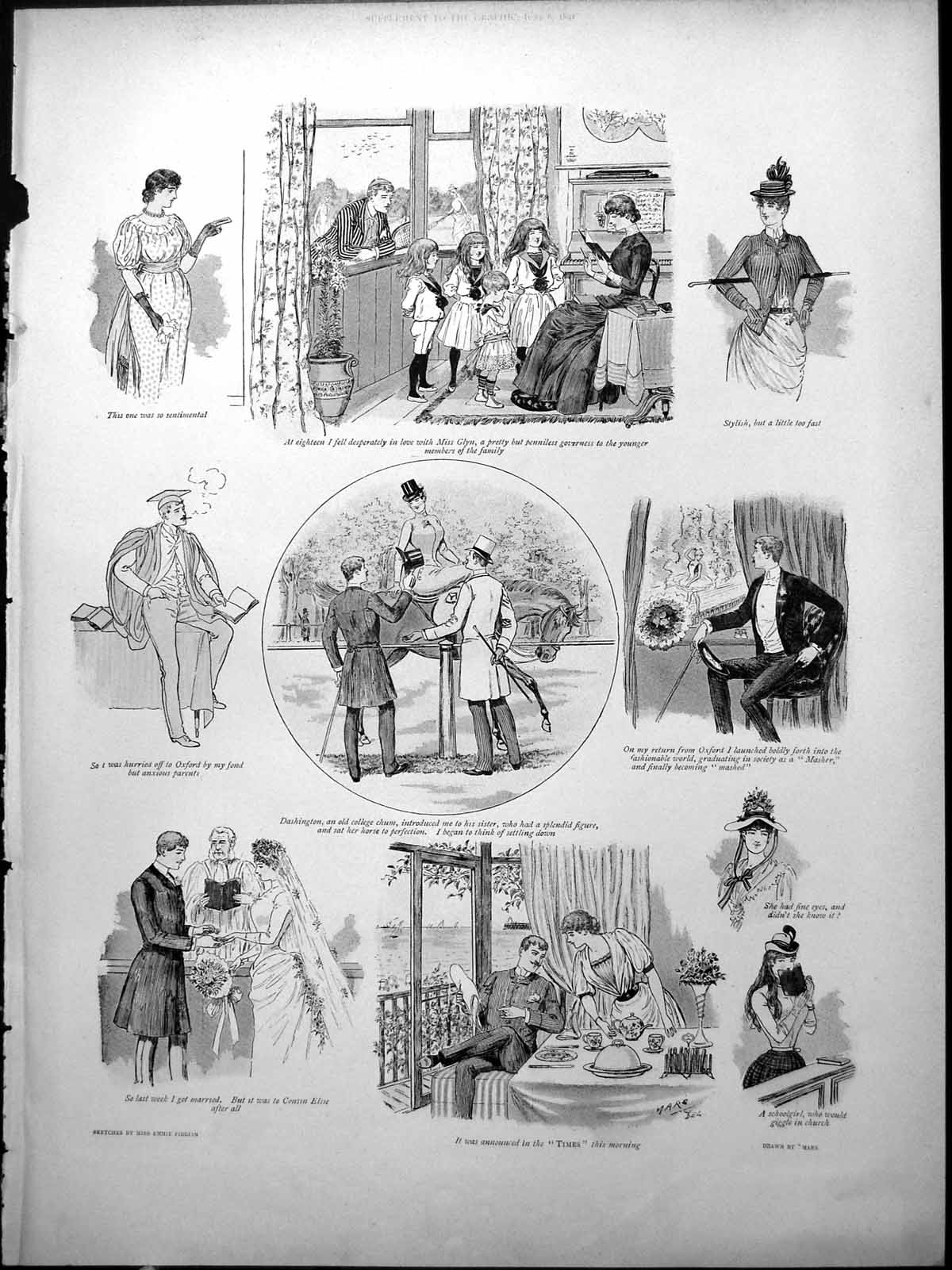Old Colour Supplement PtOxford Graduate Falls Love Cousin Marries