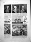 Old Royal Naval Exhibition Pictures Relics Sea Chest Astrolabe Ship 19th