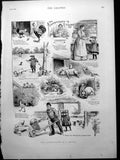 Old Autobiography Chicken Daughter Pet Pig Fox Cockerel Farmyard 1891 Victorian