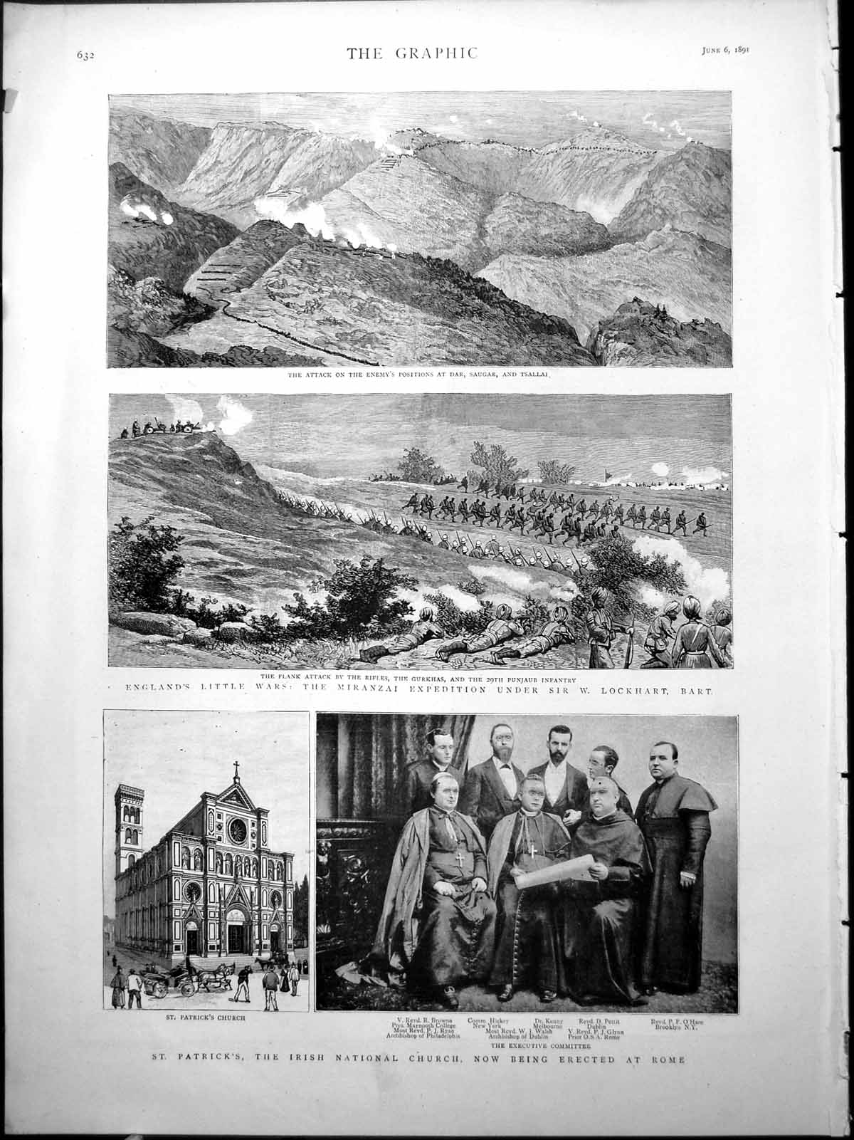 Old Saugar Tsallai Gurkhas Miranzai Expedition England War St. Patric