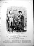 Old St. Katherine Tower Lady Knees Takes Hand Man Chains Hose Breeche