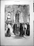 Old Duchess Albany Unveiling Memorial Bust Late Duke Esher Church 188 Victorian