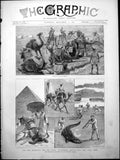 Old Nile Expedition Camel Corps Parade Wedding Crocodile Sketching 18 Victorian