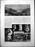 Old Discovery Roman Remains Civita Lavinia Ancient Lanuvium Italy Bus
