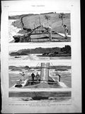 Old Nile Expedition Lord Wolseley First Cataract Rapids Tow AssouanVictorian