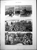 Old Lifeboat Cullercoats Northumberland East Indian Migrants Demerara