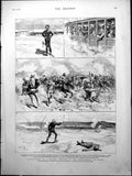 Old Experiences British Officer Gendarmerie Egypt Inspection FiringVictorian