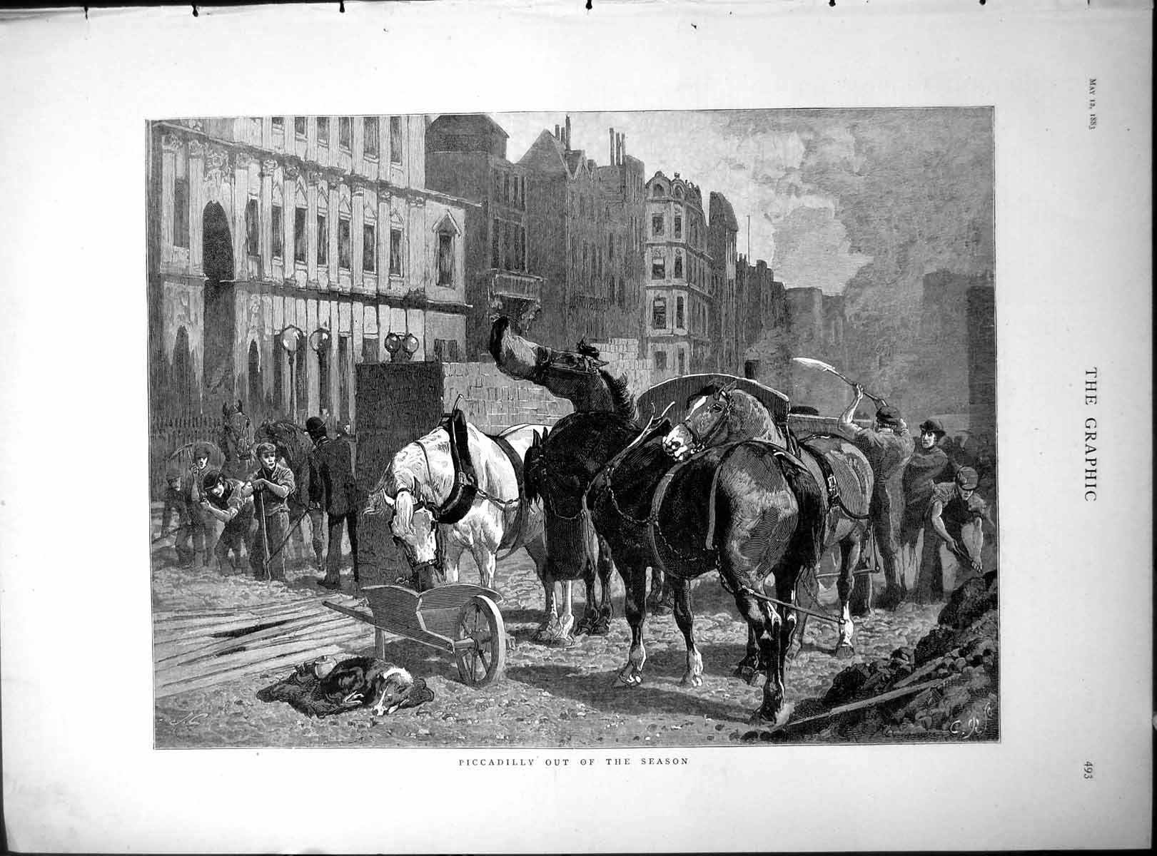 Print Piccadilly Out Season Plan Battle Tel-El-Kebir Chinese Chess Party 1883