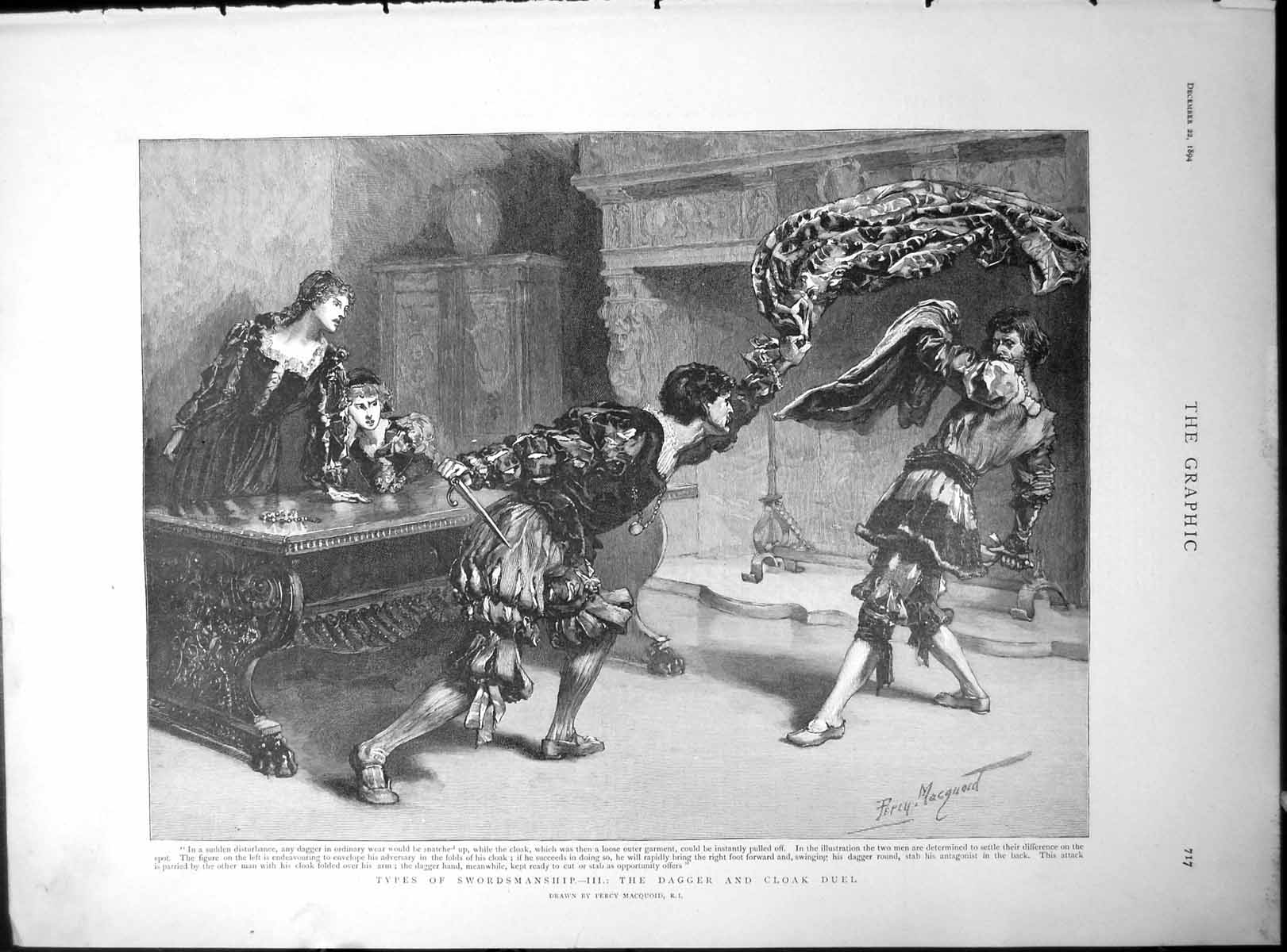 Old Dagger Cloak Duel Hms Blenheim Mackenzie Bowell John Thompson1894 19th