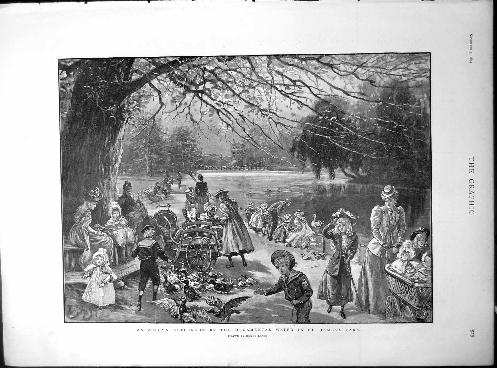 Old Afternoon St James'S Park Thomas Thorneycroft Memorial Boadicea1894 19th