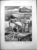 Old Print Tour Alaska Mt St Elias Statue Emperor Frederick Germany Windsor1890