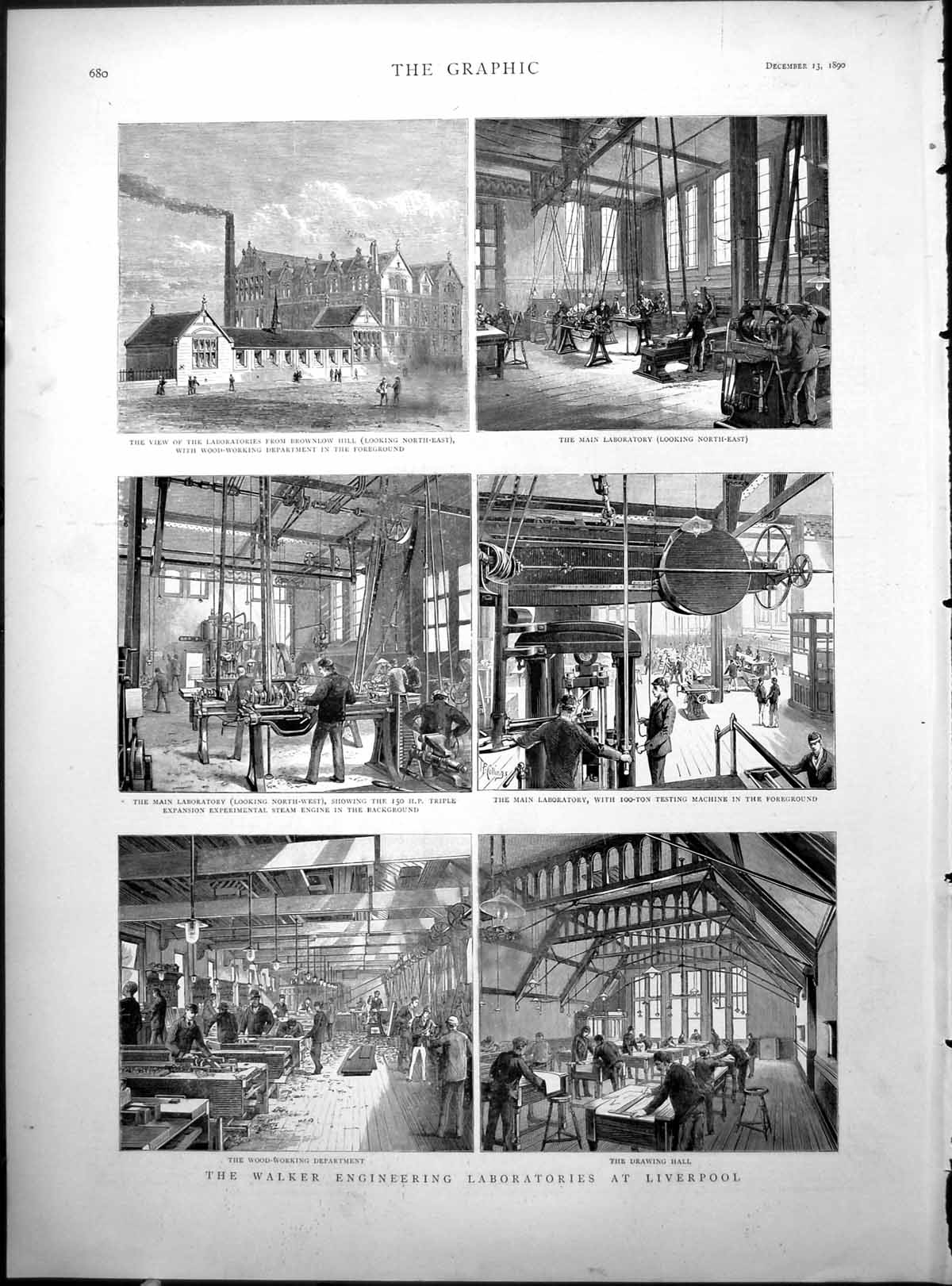 Old Walker Engineering Labs Liverpool Dr H Tarrant Lord Carrington 1890 19th