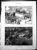 Print War Egypt Battle Kassassin Lieut Purvis Sir Garnet Wolseley Cairo 1882