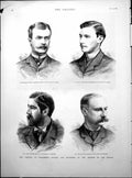 Old Opening Parliament Lord Carington Stuart Rendel Eclipse Sun 1881Victorian