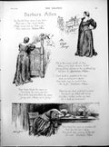 Old Poem Barbara Allen New Valise Equipment Frock Pockets Army 1891Victorian